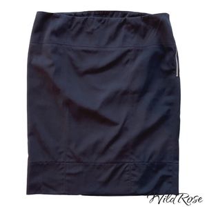 FENDI Chocolate Brown Pencil Skirt SZ 44